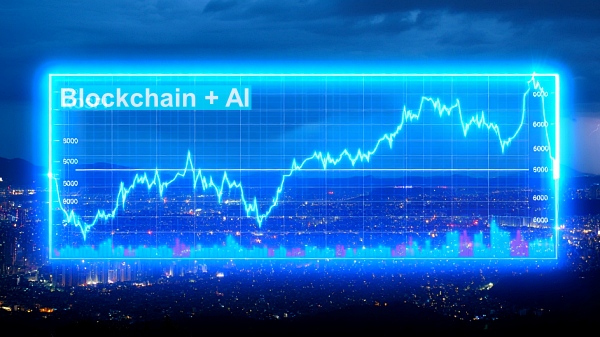 블록체인과 AI의 만남이 투자 시장의 새로운 장을 열 것이라는 기대가 크다 [사진: Reve AI]