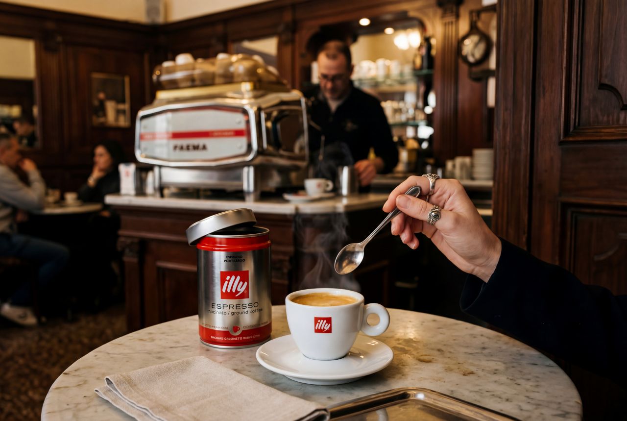 &nbsp;   illy coffee