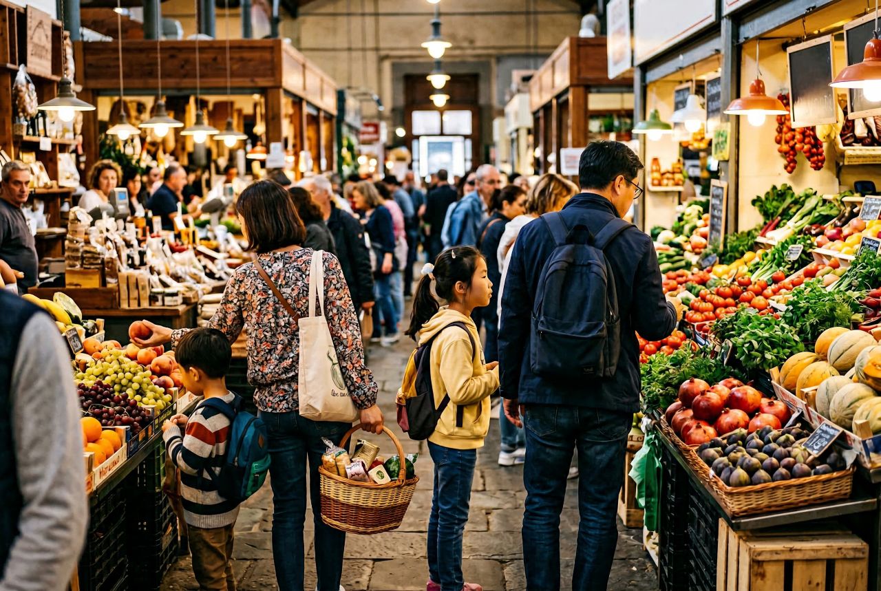 Shop at Florence\'s Central Market and cook together