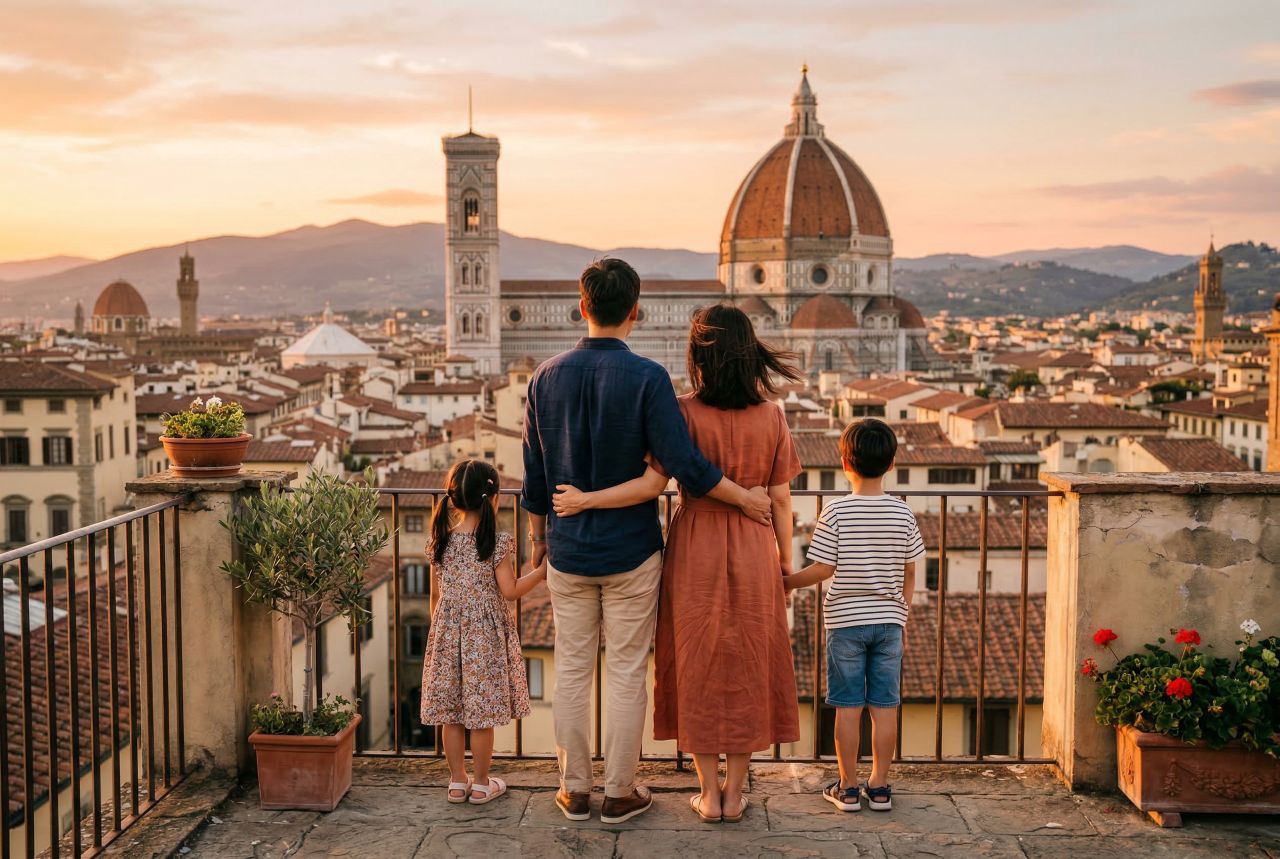 Italy itinerary for a family of four