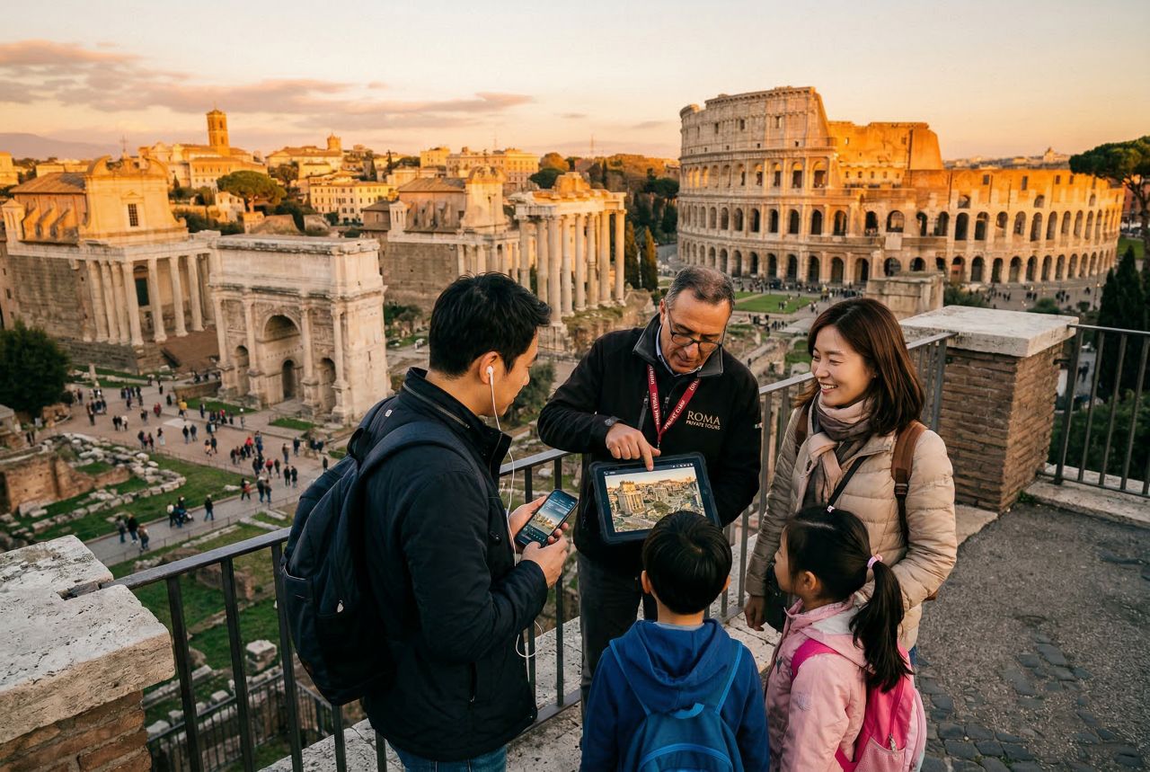 Start your time travel in Rome