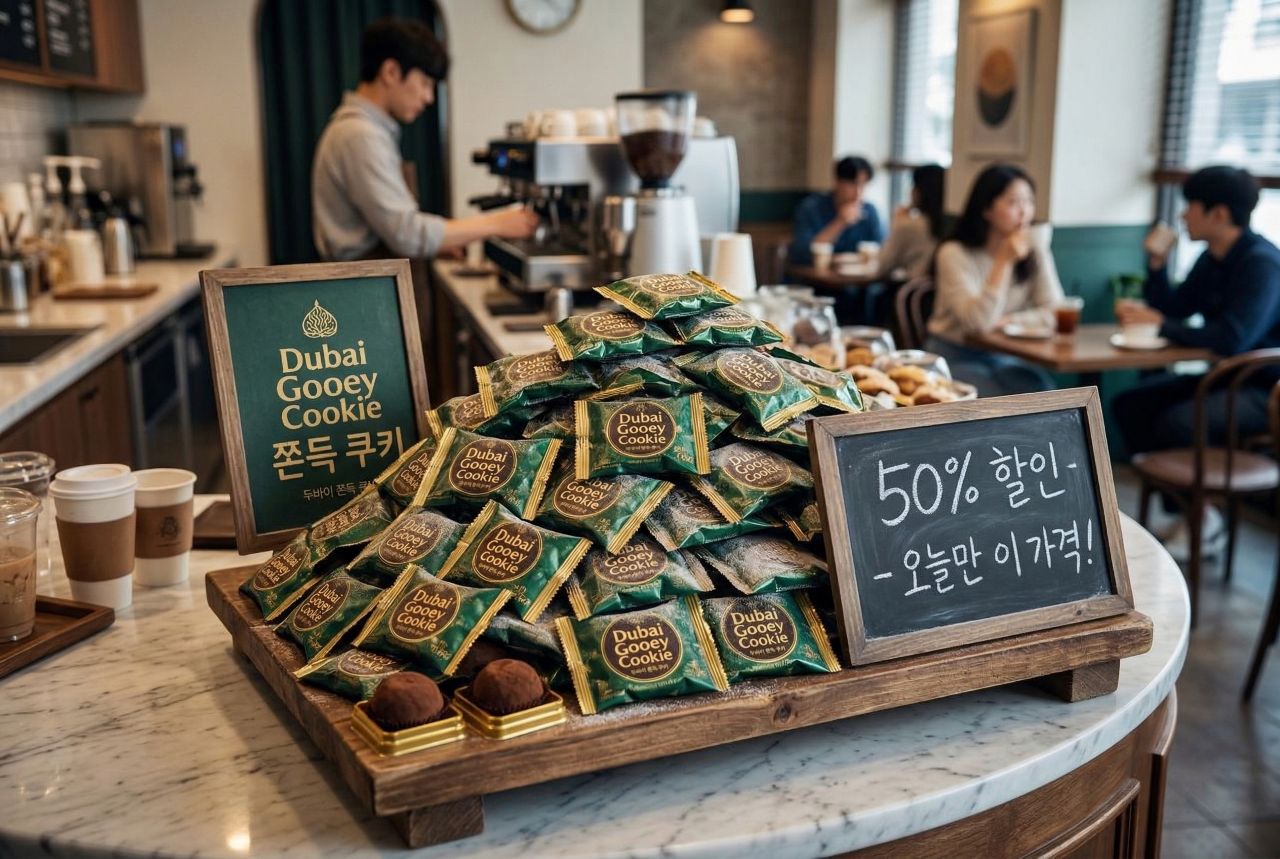 두바이쫀득쿠키, 왜 최단기 퇴물이 되었을까? / 기사의 이해를 돕기 위한 생성형 이미지