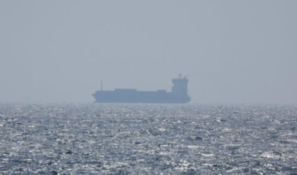 A ship transiting the Strait of Hormuz