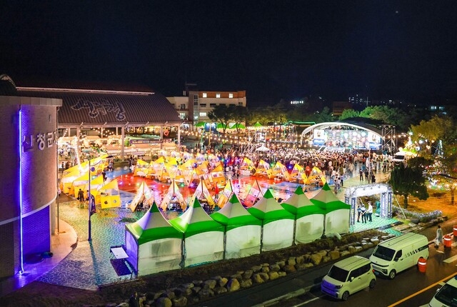 Photo from the Shining Summer Night Festival. Provided by Sancheong County.