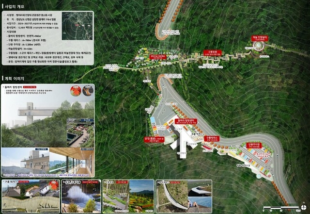 Bammeori-jae tourism landscape plan. Provided by Sancheong County.