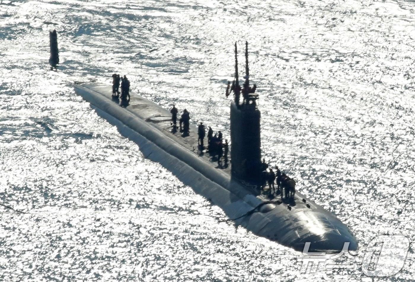 The USS Alexandria (SSN 757), a Los Angeles-class nuclear-powered submarine of the U.S. Navy, displacing 6,900 tons 2025.2.10 / News1