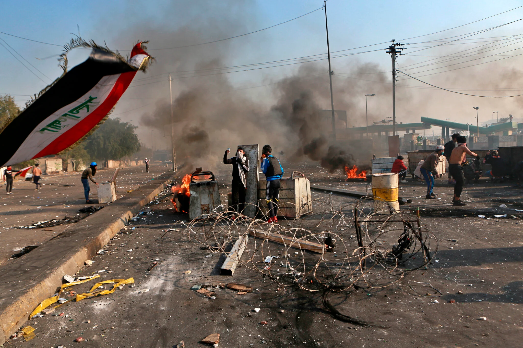 At least 13 wounded in violence in Baghdad | The Times of Israel