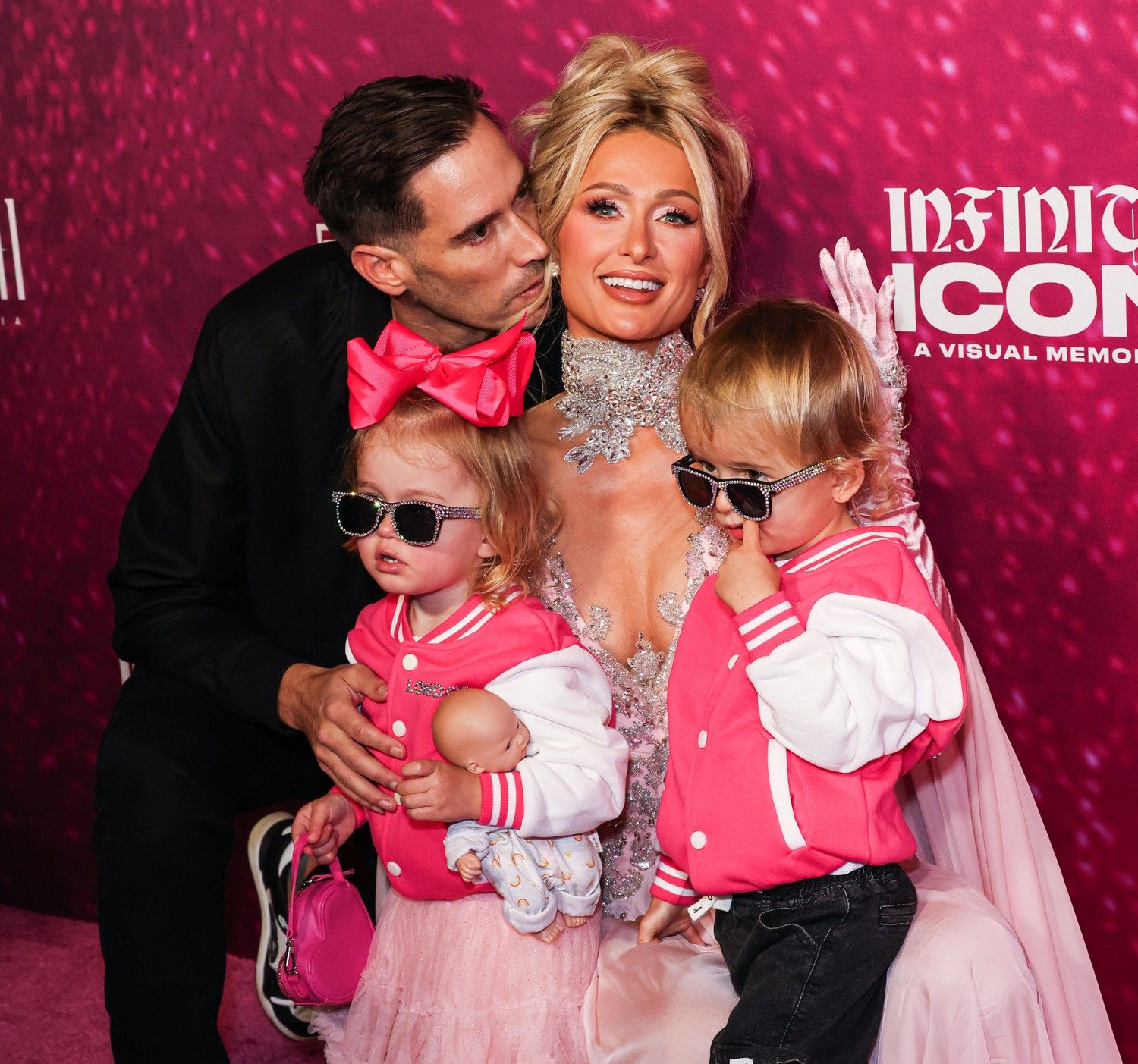 Paris Hilton and husband, Carter Reum with their children / Credit: DepositPhotos