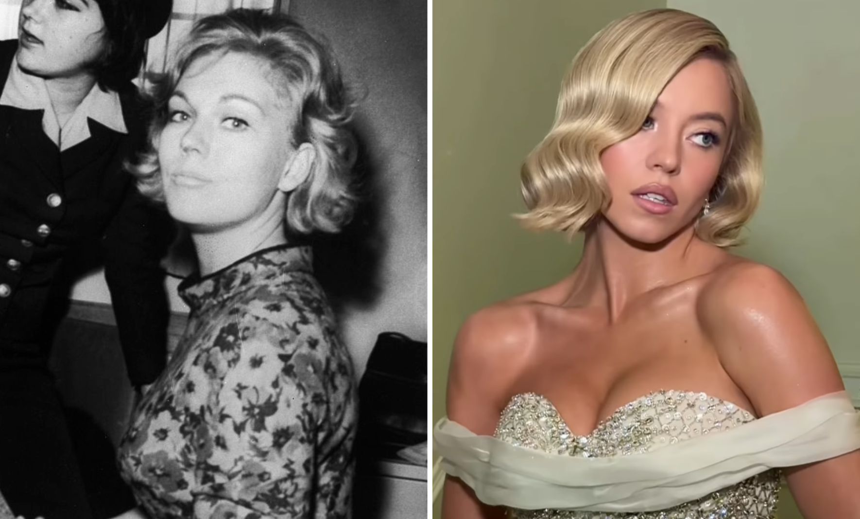 Kim Novak / Credit: Wikimedia Commons and Sydney Sweeney / Credit: Instagram