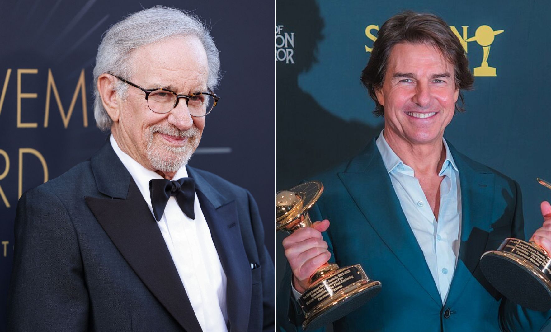 Steven Spielberg / Credit: DepositPhotos & Tom Cruise / Credit: WikimediaCommons