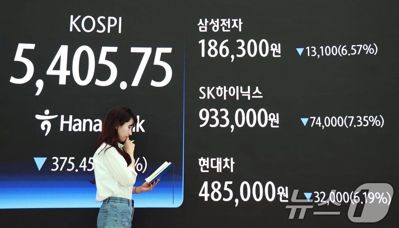 미국 S&P 500 뺨치는 쏠림 현상… 외국인도 혀 내두른 K-주식시장 '기형적 구조'의 민낯 4 삼성전자·하이닉스·현대차, 줄줄이 급락 - 뉴스1