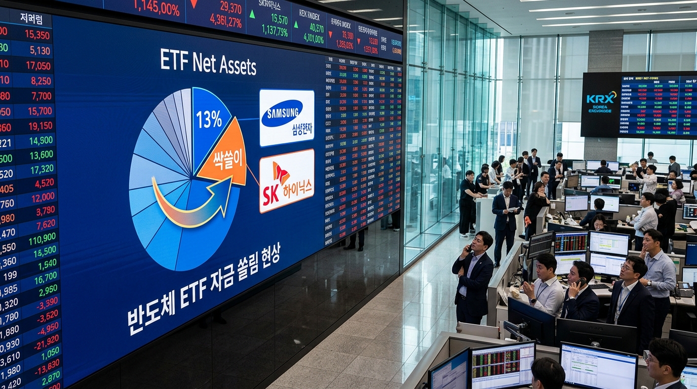 한국 ETF 시장 13% 장악한 두 종목… ETF