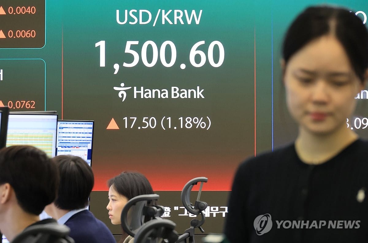17년 만에 1500원 뚫렸다…달러·원 환율, '뉴노멀'인가 '오버슈팅'인가 3 1,500원대로 올라선 환율 | 연합뉴스
