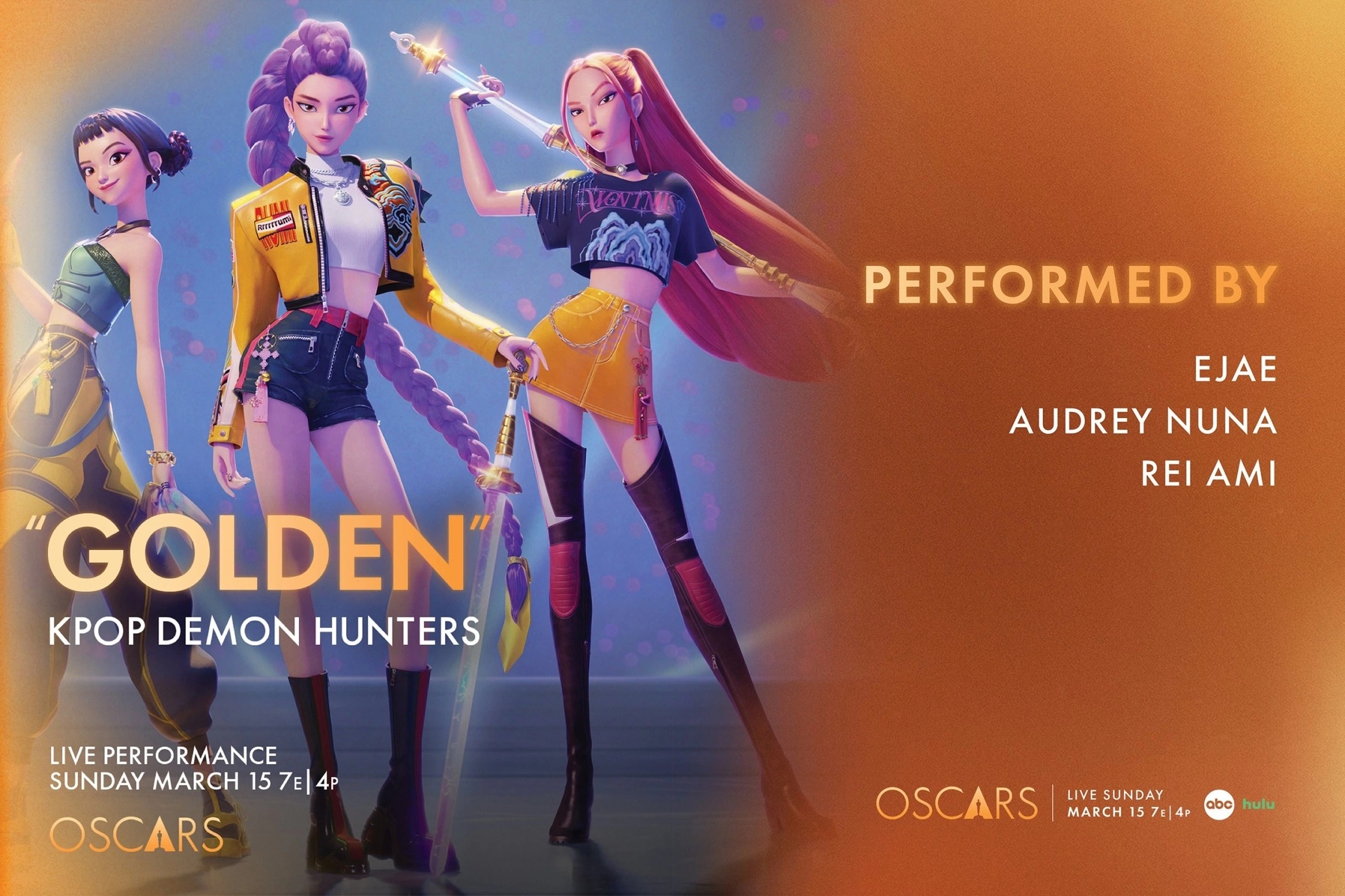 제92회 미국 아카데미 시상식 'Golden'(골든) 라이브 예고 이미지
