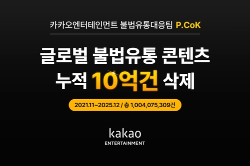카카오엔터테인먼트 '제8차 불법유통 대응백서' 발간 [카카오엔터테인먼트 제공]