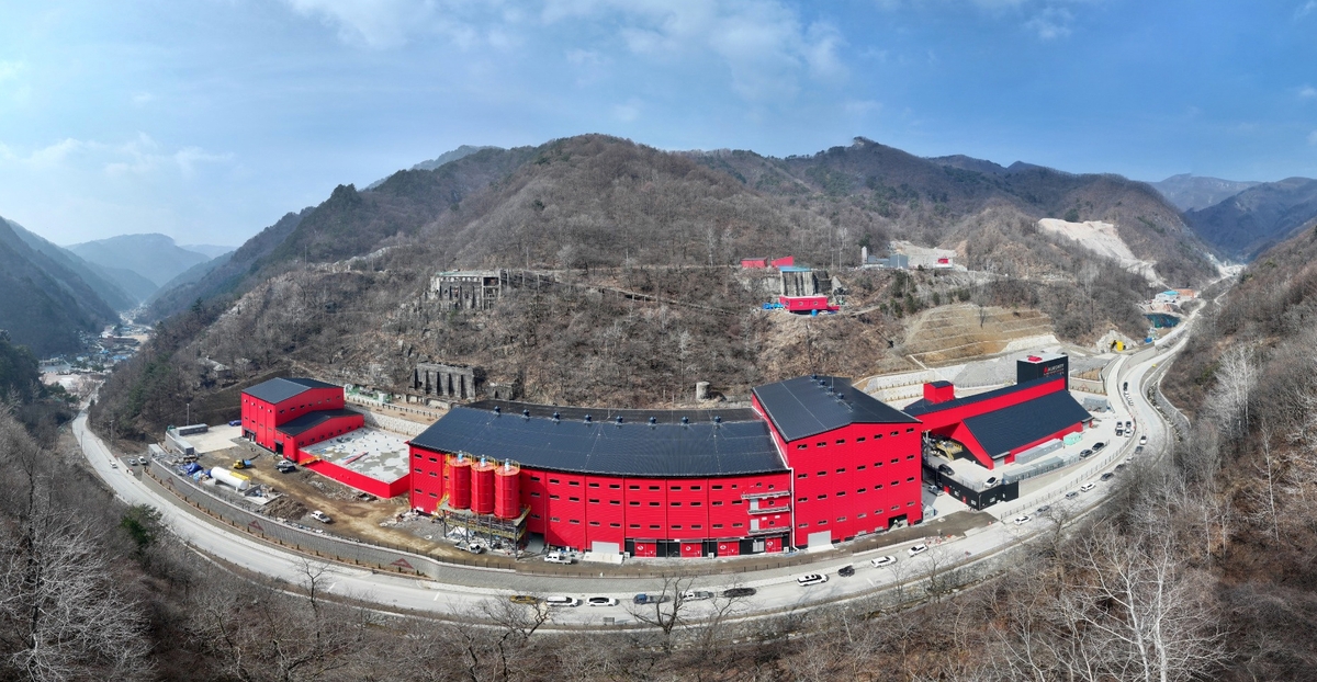영월 상동광산 선광장 [알몬티 대한중석 제공]