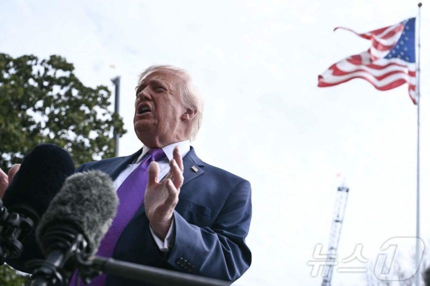 President Donald Trump addresses reporters at the White House in Washington, D.C. on Wednesday 2026.03.11 / News1