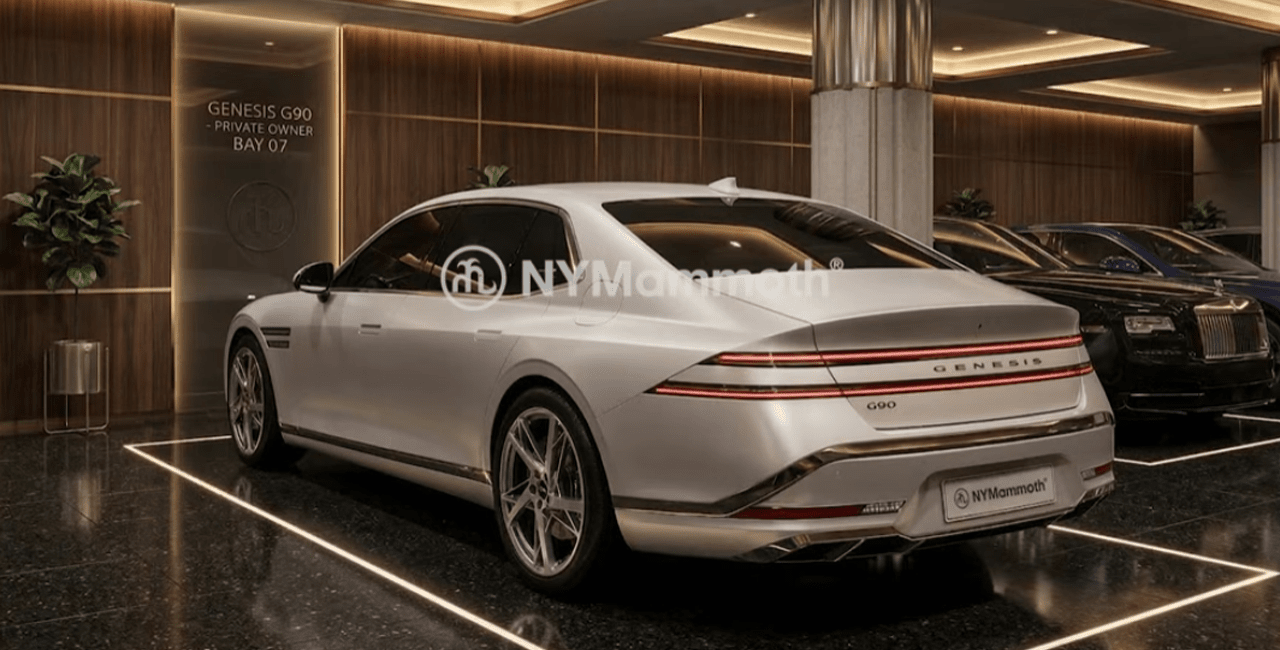 제네시스 G90 페이스리프트 예상도 / 사진=뉴욕맘모스
