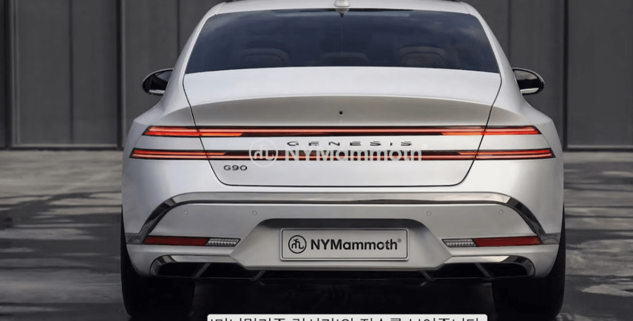 제네시스 G90 페이스리프트 예상도 / 사진=뉴욕맘모스