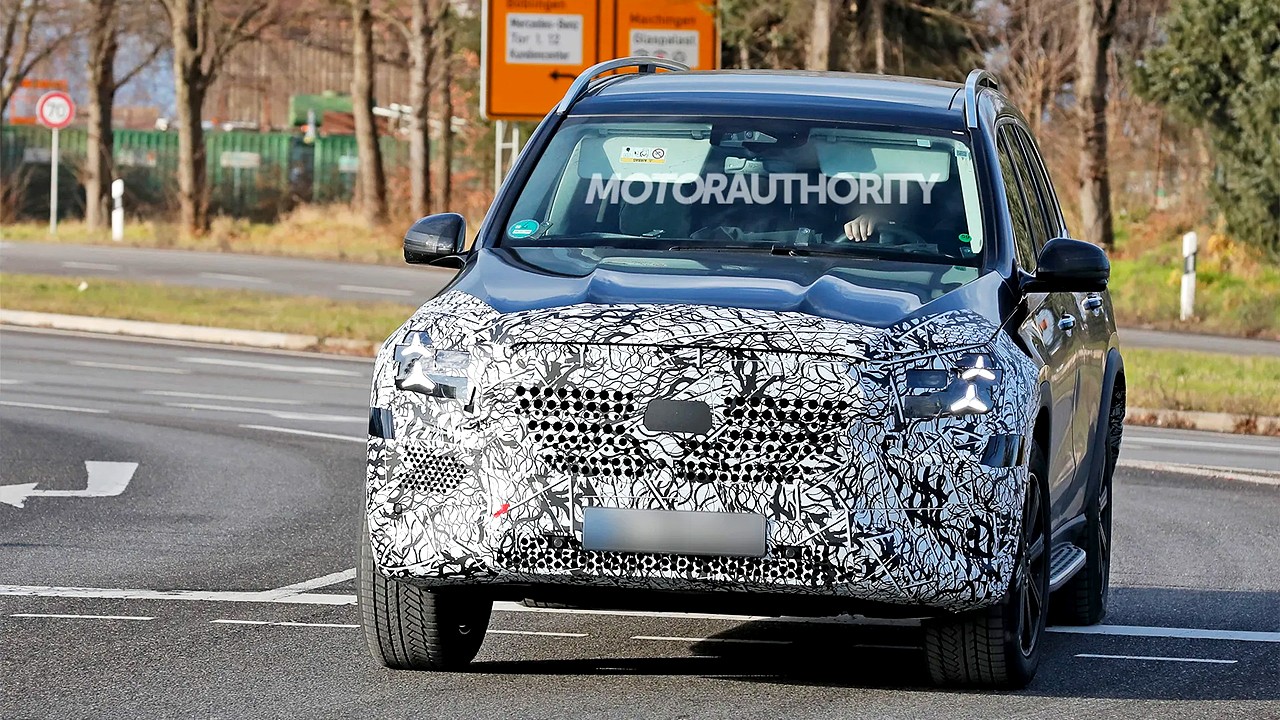 메르세데스-벤츠 GLS 페이스리프트 스파이샷 / 사진=motorauthority