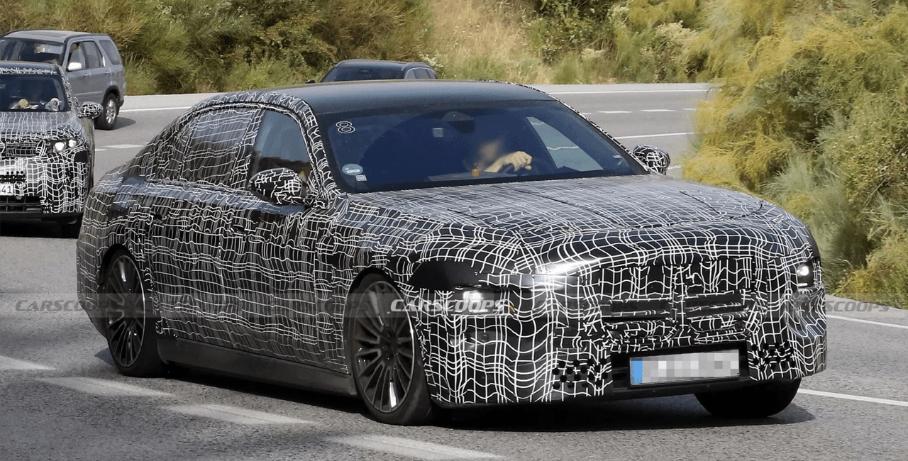 BMW 7시리즈 풀체인지 스파이샷 / 사진=carscoops
