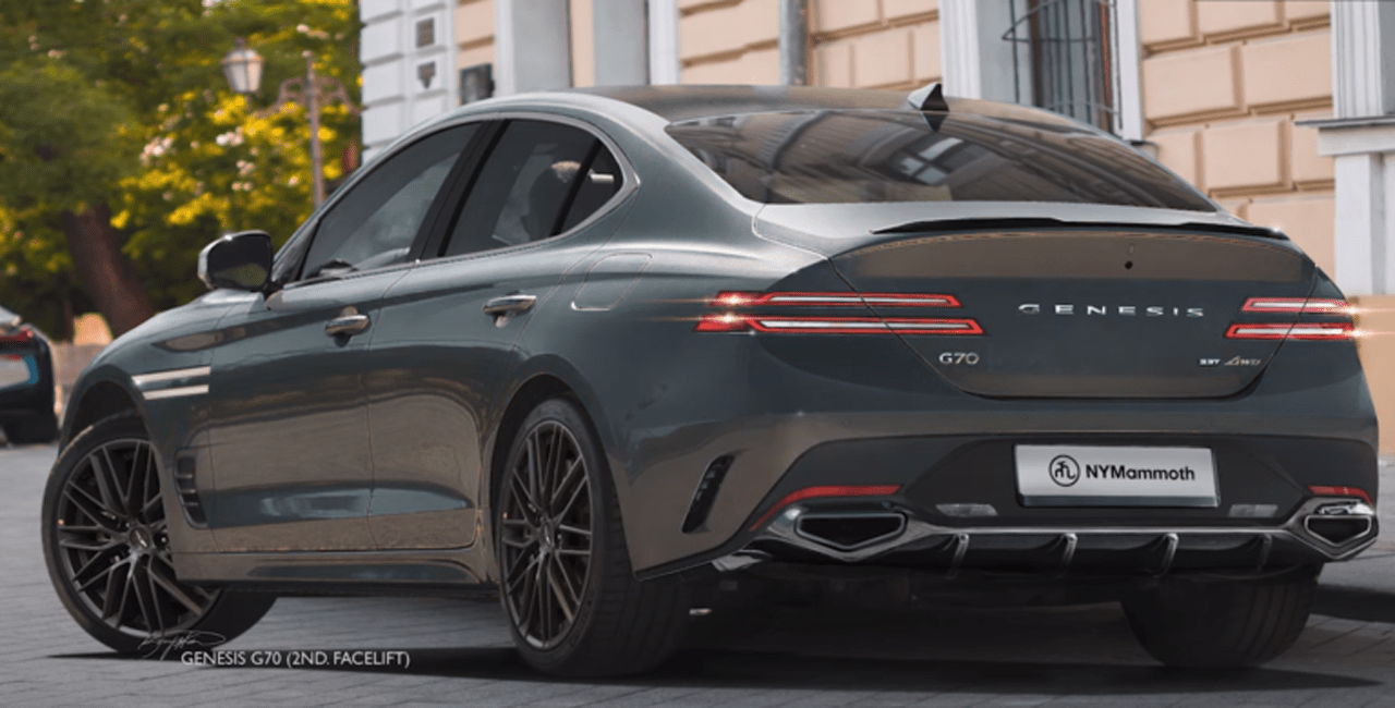 제네시스 G70 풀체인지 예상도 / 사진=뉴욕맘모스