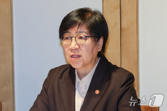 Health and Welfare Minister Jeong Eun-kyung. / Courtesy of News1