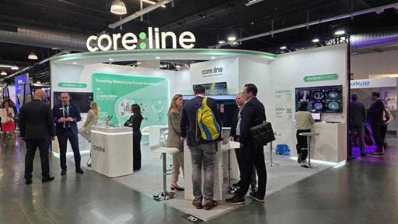 Coreline Soft demonstrates its hub-based operational model, currently being established in the European lung cancer screening market, at the European Congress of Radiology (ECR 2026) / Provided by Coreline Soft