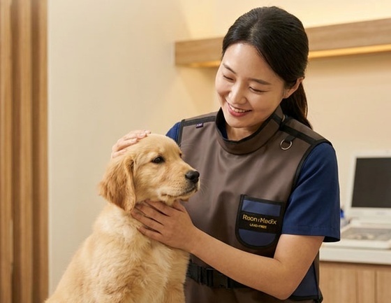 A scene of imaging at a veterinary clinic using AI (Provided by S&C Company) / News1