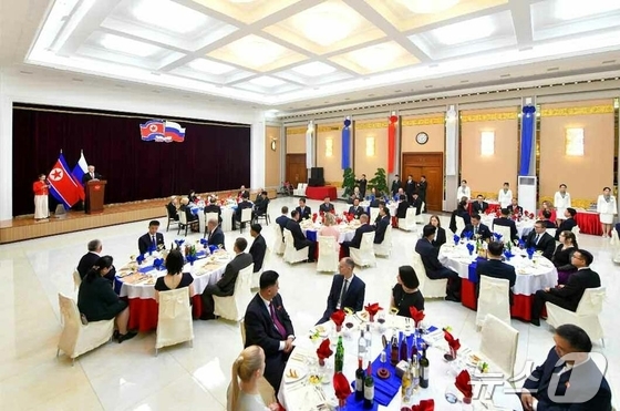 The Russian Embassy in North Korea. (Not related to the article) / Rodong Sinmun