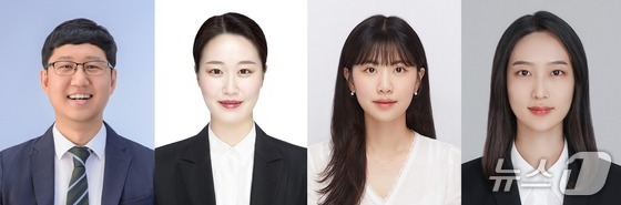 (From left to right) Professor Lee Sang-jun, Researcher Oh Soo-hyun, Researcher Oh Ju-eun, Researcher Lee Ji-hye (Provided by UNIST) / News1