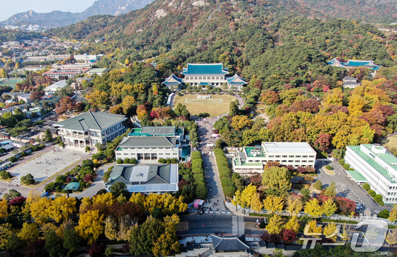 The former presidential Blue House in Asia, Nov. 4, 2022. / Courtesy of News1