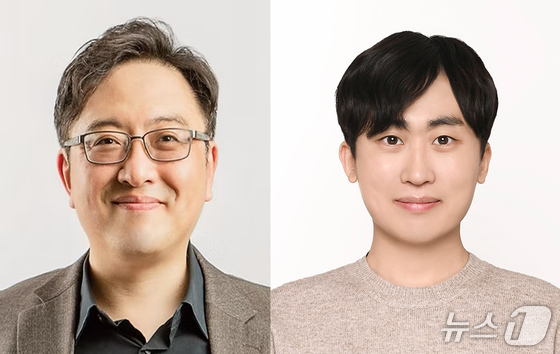 On April 2, a research team led by Professor Park Sung-min from the Department of IT Convergence Engineering, the Department of Mechanical Engineering, and the Department of Electronic and Information Engineering at POSTECH developed a voice restoration technology that uses AI to reconstruct actual speech. From left: Professor Park Seong-min and Dr. Hong Seong-wook of the Department of Mechanical Engineering (Provided by POSTECH) 2026.4.2 / News1