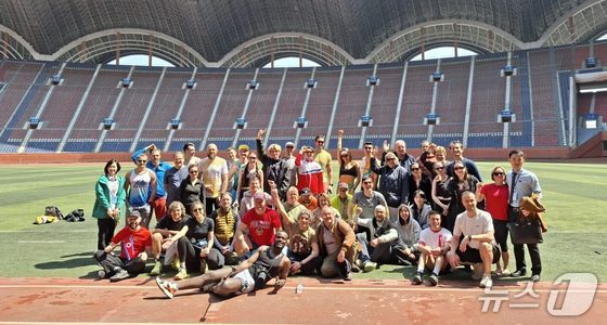 Korea Konsult, a Swedish travel agency specializing in North Korea, announced that 50 Russian passport holders visited North Korea earlier this month to participate in a sports tourism program. They were originally applicants for the Pyongyang International Marathon, which was scheduled to take place on April 5 / Capture from Korea Konsult Facebook