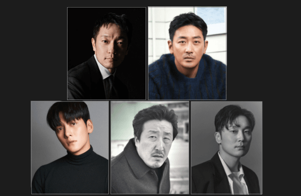 이미지 제공 = 손석구(스태넘), 하정우(워크하우스컴퍼니),지창욱(스프링 컴퍼니), 현봉식(제리고고), 서현우(저스트엔터테인먼트)]