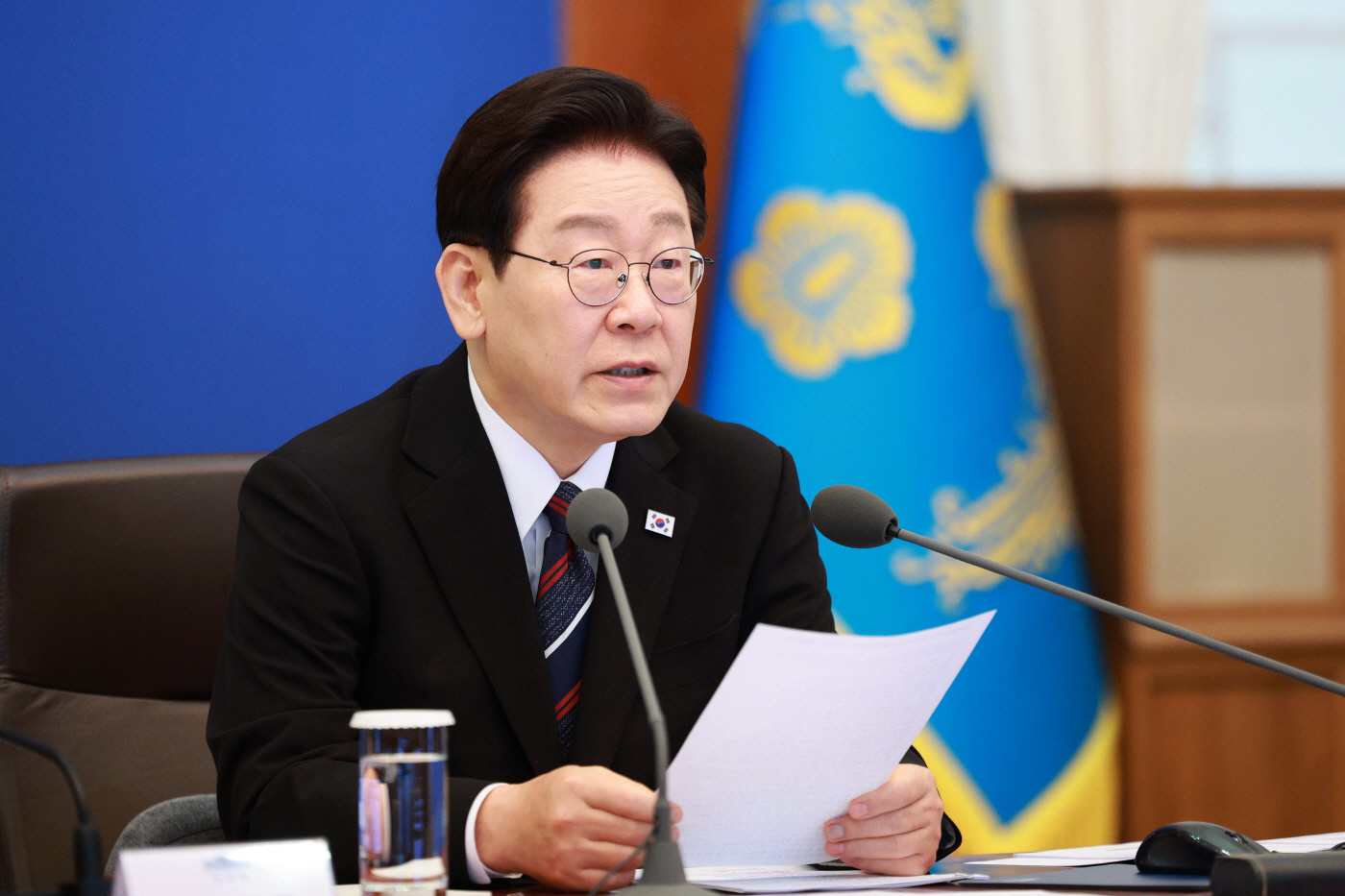 이재명 대통령, 수석보좌관회의 발언<YONHAP NO-3226>