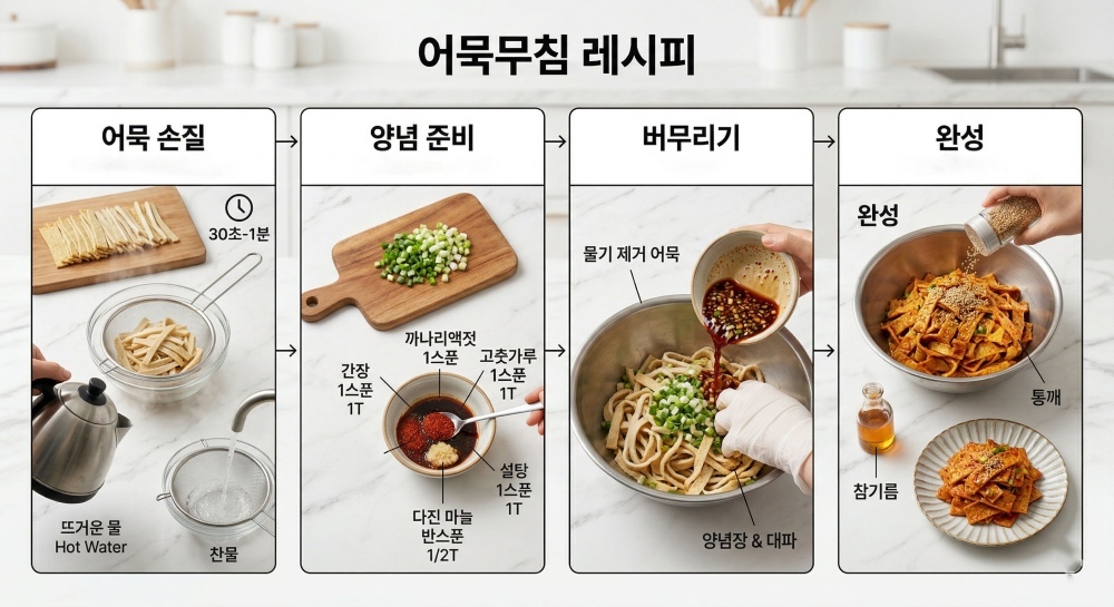 &nbsp;   [Infographic] Recipe image for seasoned fish cake. Generated by an AI tool.