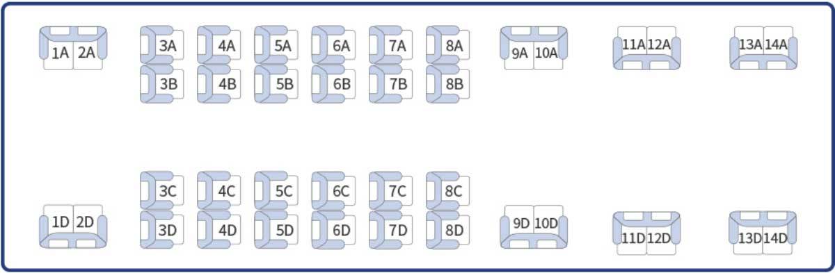 DMZ Peace Link train Car 2 (40 seats) / Korail