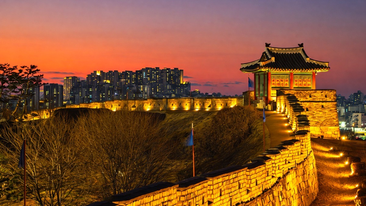 &nbsp;   Suwon Hwaseong. Stock photo created with AI tools based on the article\'s content.