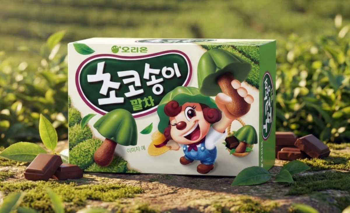 Image of Orion\'s Choco Songyi Matcha. / Orion