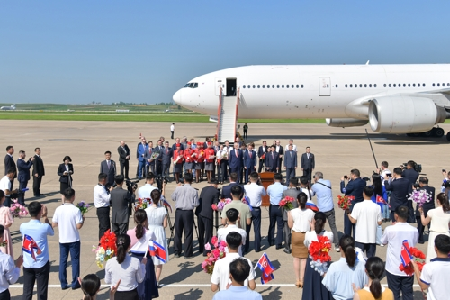 2025년 7월 평양-모스크바 첫 직항 여객기 운행 재개 축하행사 ⓒ조선중앙통신·연합뉴스
