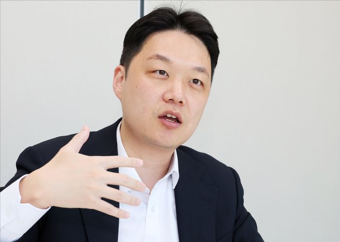 조상현 국민의힘 용산구청장 예비후보가 13일 오전 서울 용산구 데일리안 사옥에서 인터뷰를 하고 있다. ⓒ데일리안 홍금표 기자