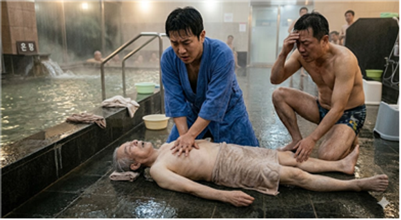 교대로 심폐소생술 하는 장면. 해당 사진은 AI로 제작됨.ⓒ