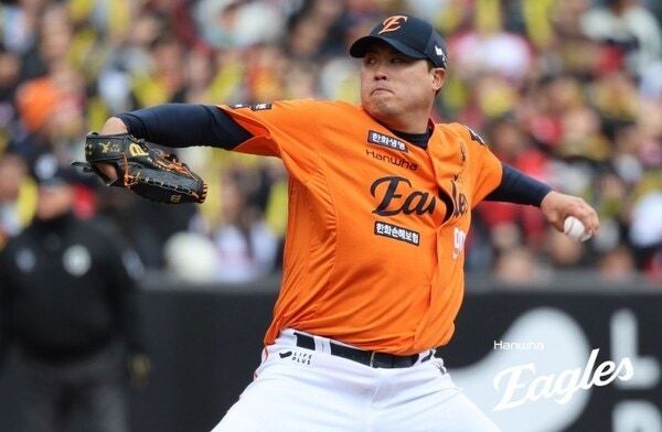 SSG전 선발 앞둔 류현진. ⓒ 한화 이글스