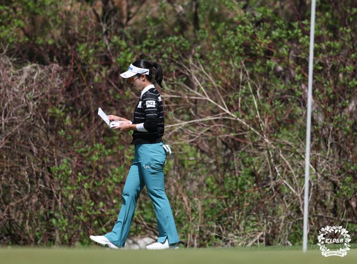 2021년 레인보우힐스서 열린 한국여자오픈에서 우승을 차지한 박민지. ⓒ KLPGA