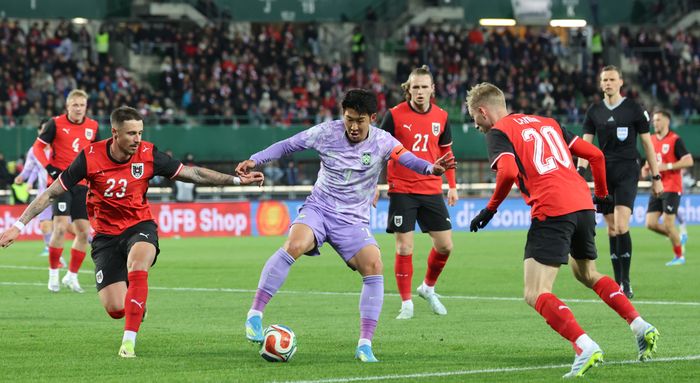 오스트리아전에서도 무득점에 그친 축구대표팀. ⓒ 연합뉴스