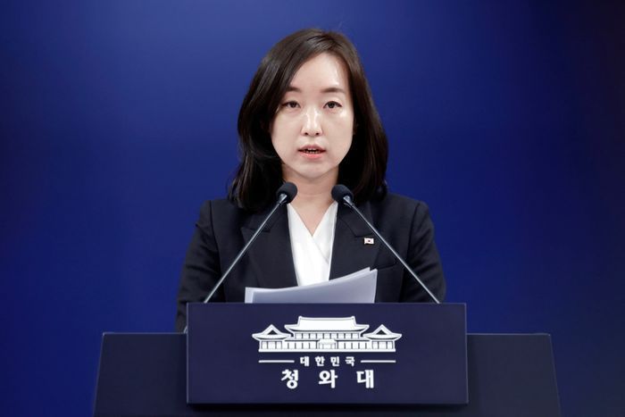 전은수 청와대 대변인 ⓒ뉴시스