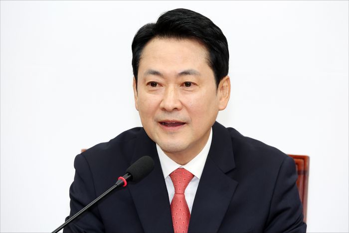 장동혁 국민의힘 대표가지난 9일 오전 서울 여의도 국회에서 열린