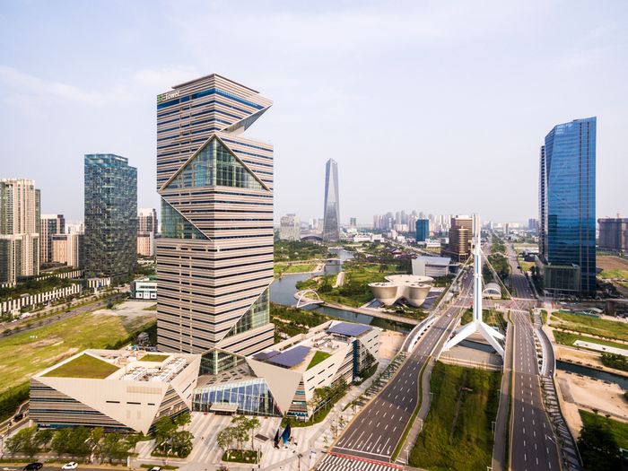 인천경제자유구역청 청사 G타워 전경 ⓒ 인천경제자유구역청 제공