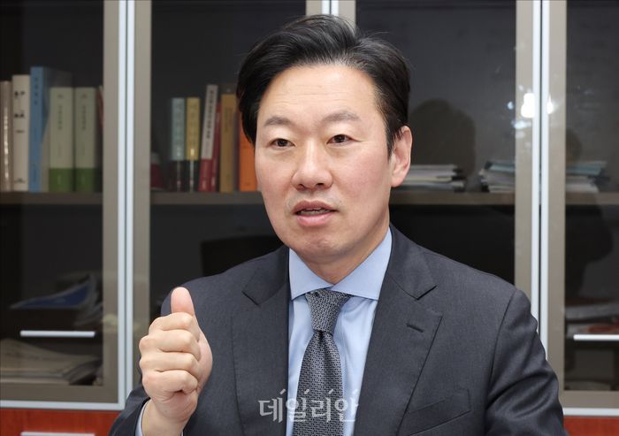 국민의힘 서울시장 후보 경선에 나선 박수민 국민의힘 의원이 9일 오후 서울 여의도 국회 의원회관에서 데일리안과 인터뷰를 하고 있다. ⓒ데일리안 홍금표 기자